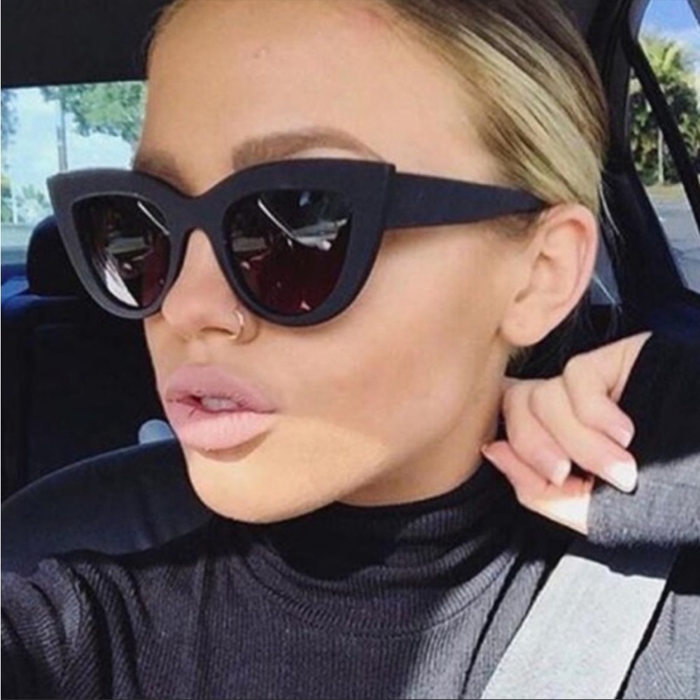 - Black cat eye spring summer sunglasses